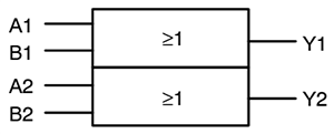 Mechanical Drawing - onsemi NL27WZ32 Dual 2-Input OR Logic Gates